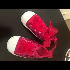 Sparkle sequin baby shoes